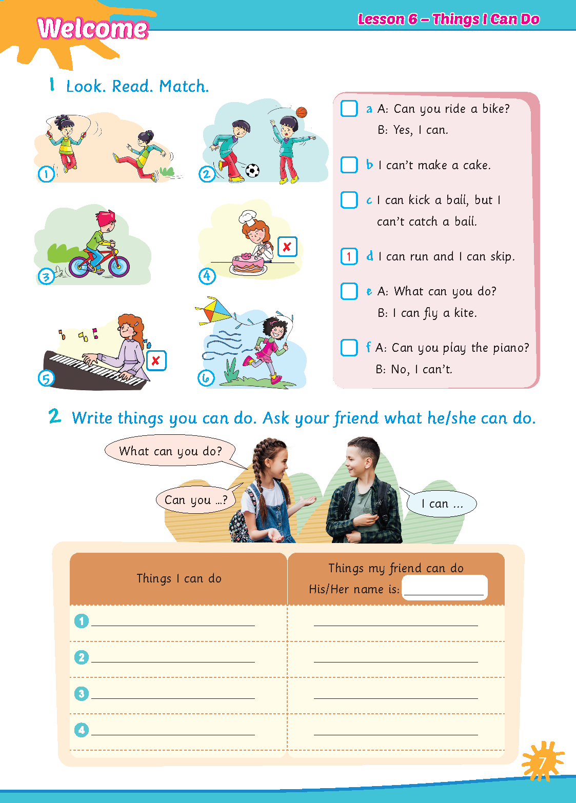 Bài tập Bổ trợ Tiếng Anh 4 Extra and Friends