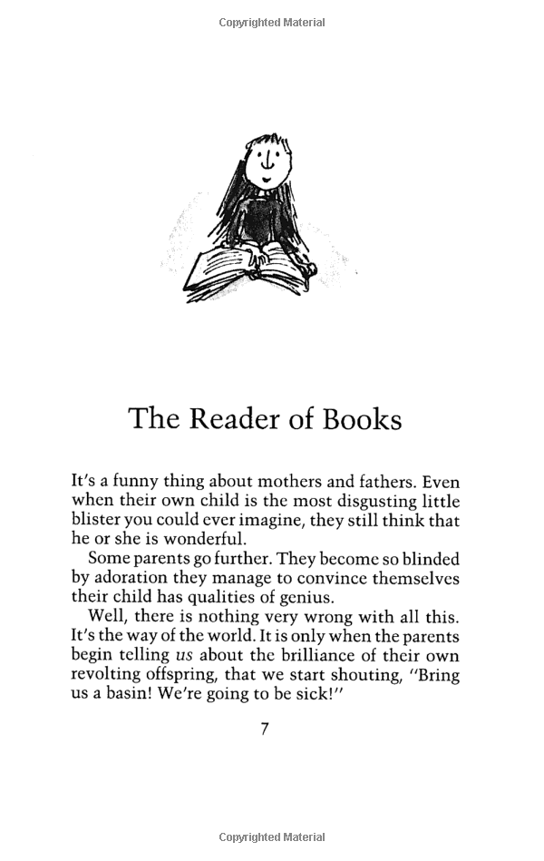 Matilda (Roald Dahl, Illustrated by Quentin Blake)