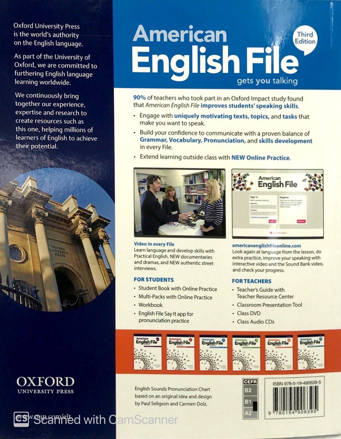 American English File: Level 2: Students Book With Online Practice - 3rd Edition