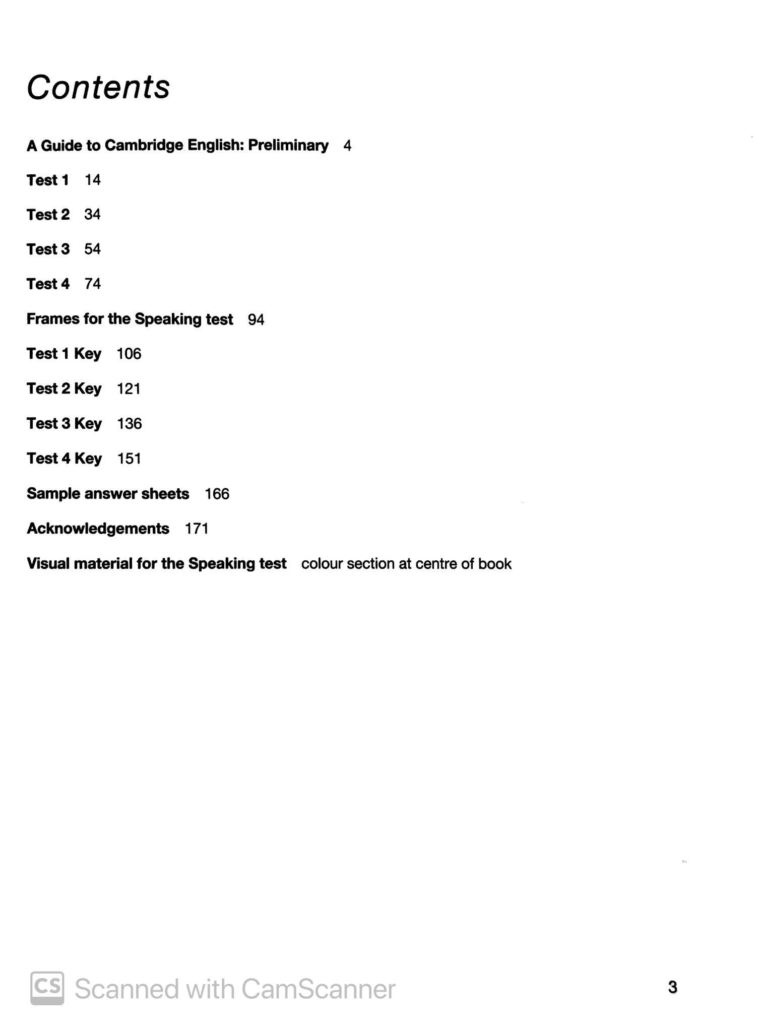 Cambridge Preliminary English Test 7 Student