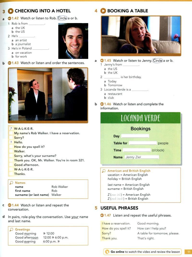 American English File: Starter: Students Book With Online Practice - 3rd Edition