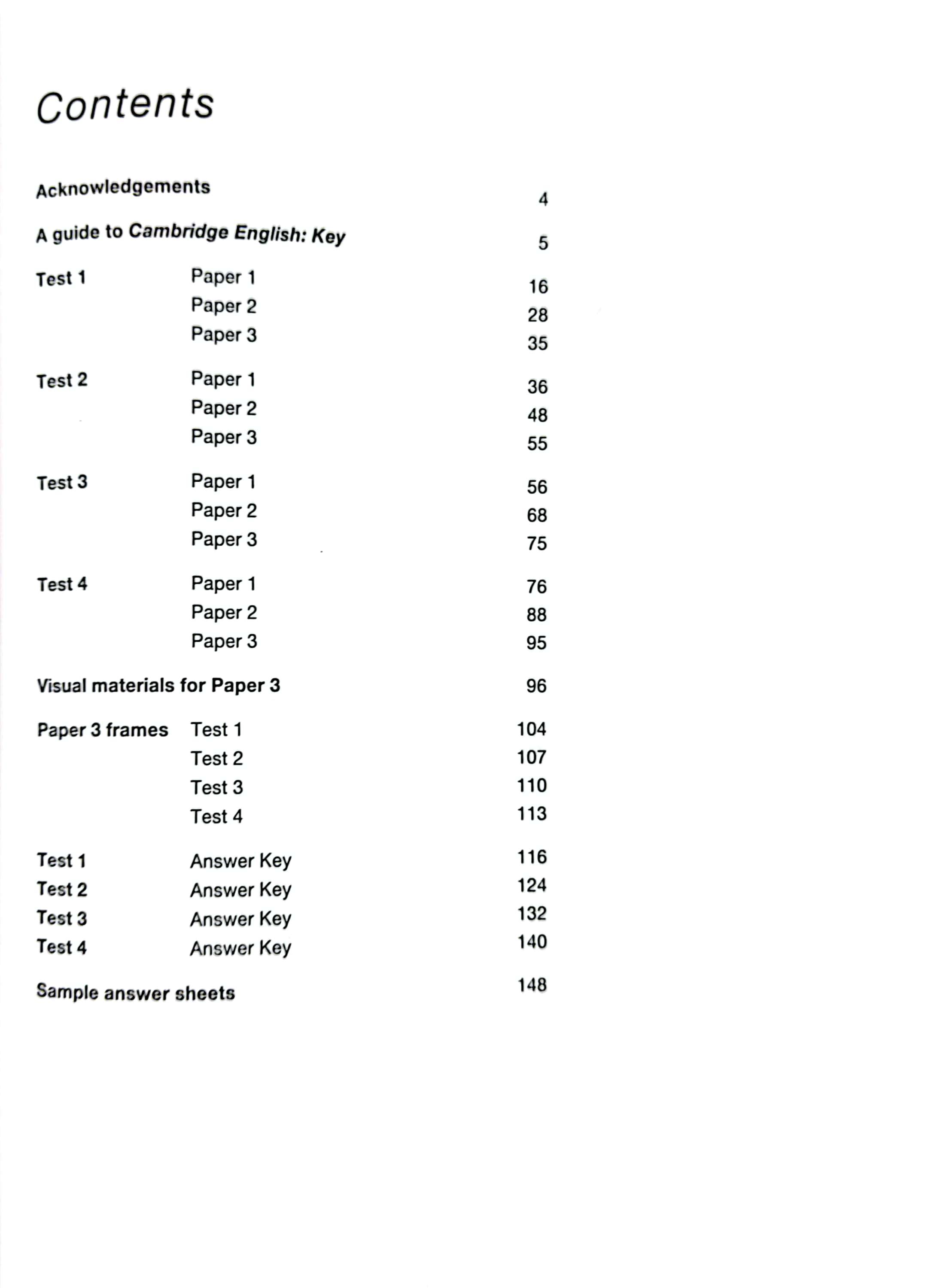 Cambridge English KEY - Key English Test 7 with Answers