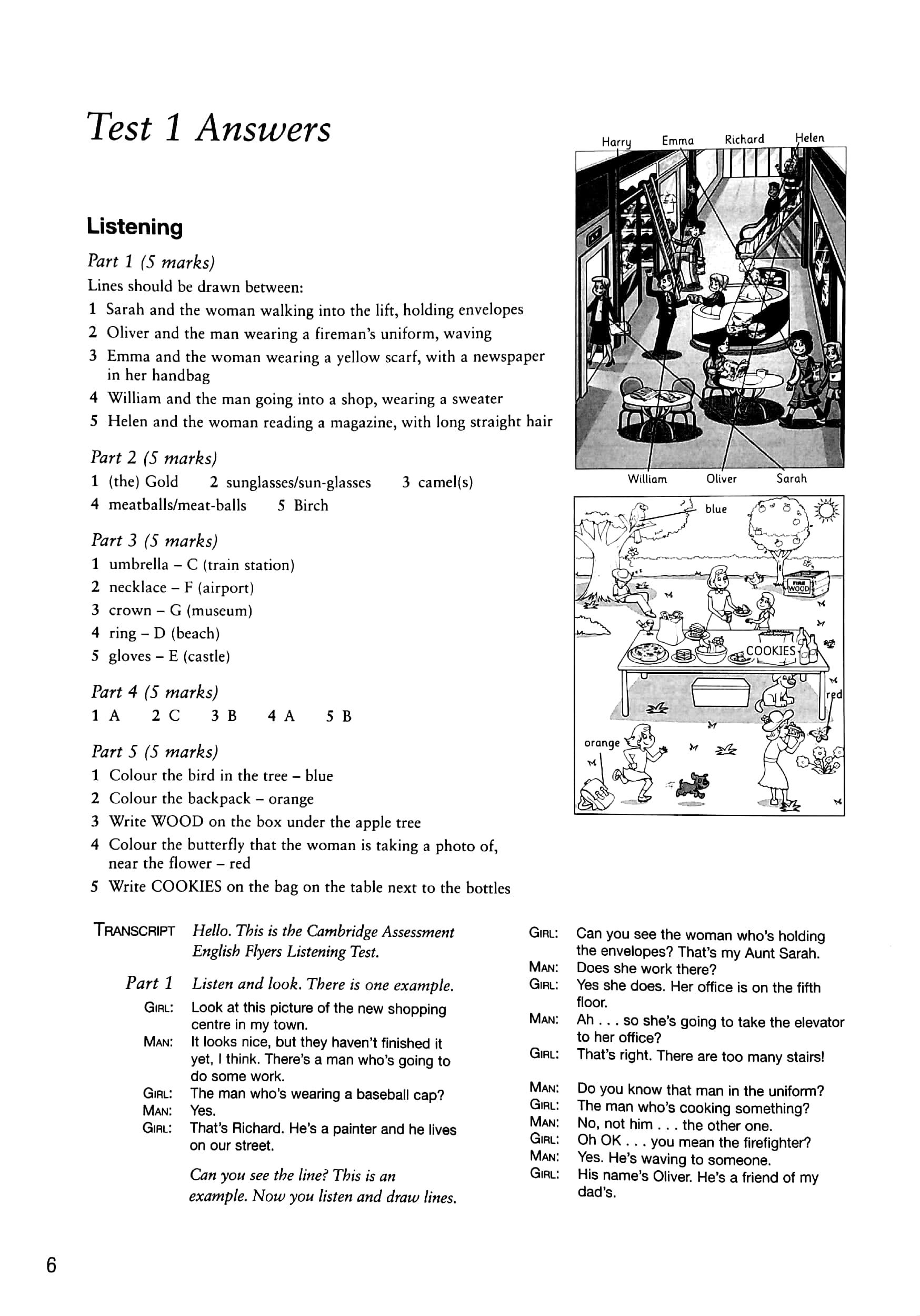 A2 Flyers 3 Answer Booklet: Authentic Examination Papers