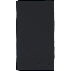 Ví cầm tay unisex da bò Pháp BALZIO UWCOW H01-BL