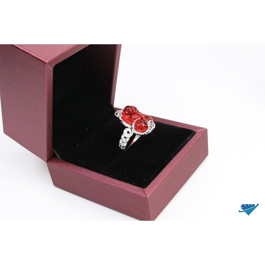 Nhẫn bạc nữ tài lộc, may mắn chất liệu bằng bạc s925 MS55d
