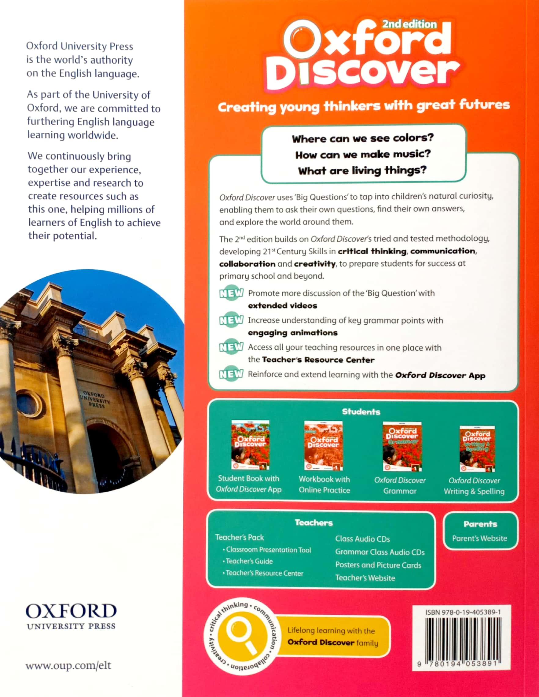Oxford Discover: Level 1: Workbook With Online Practice - 2nd Edition