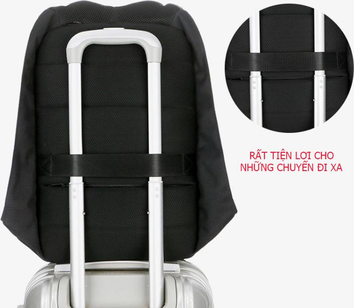 Ba lô nam thời trang đa năng tích hợp chế độ chống trộm cao cấp + sạc USB tiện dụng và siêu chống thấm nước(15,6")