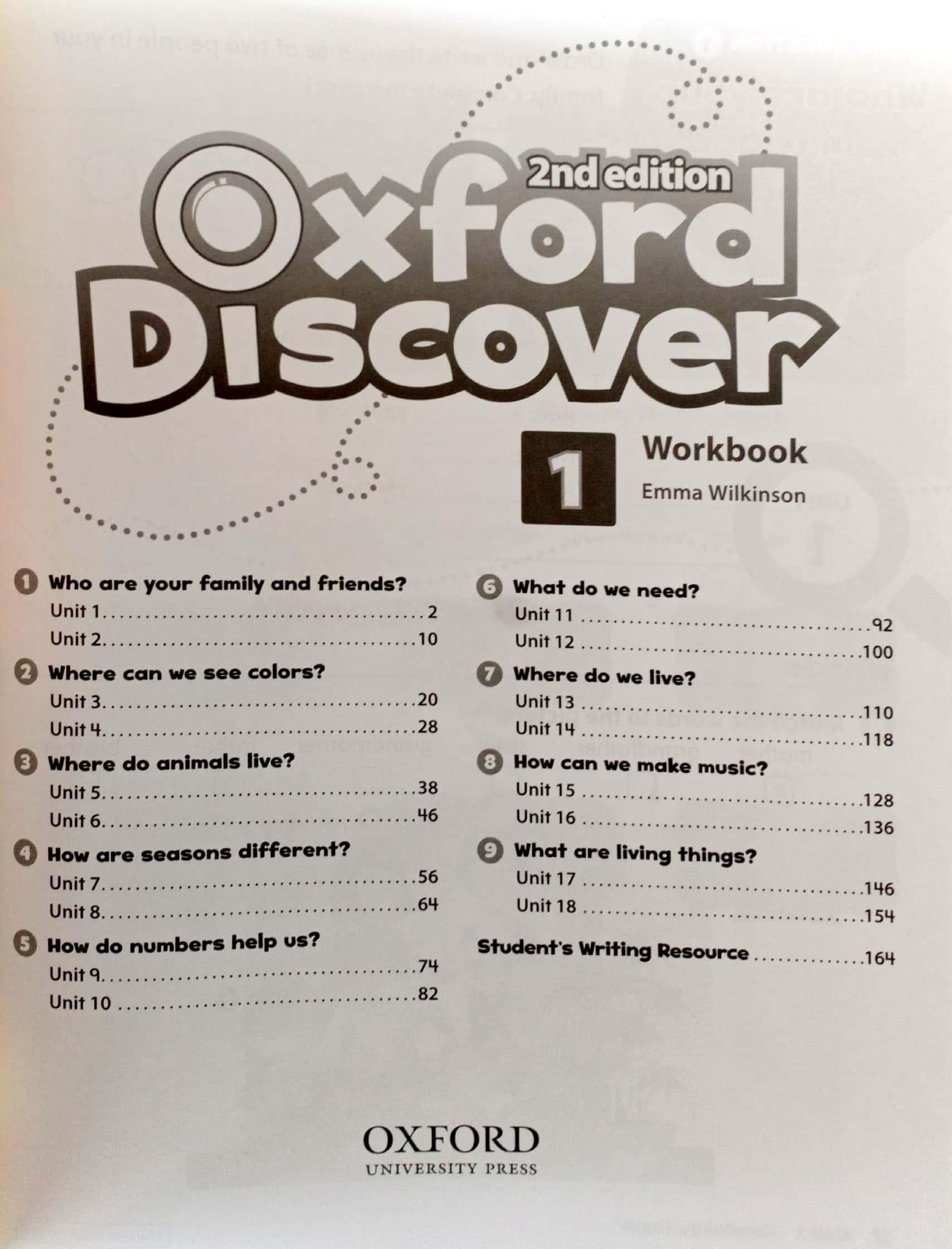 Oxford Discover: Level 1: Workbook With Online Practice - 2nd Edition