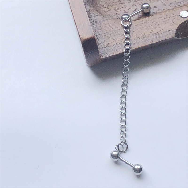 Bông tai unisex hai đầu đinh bá đạo