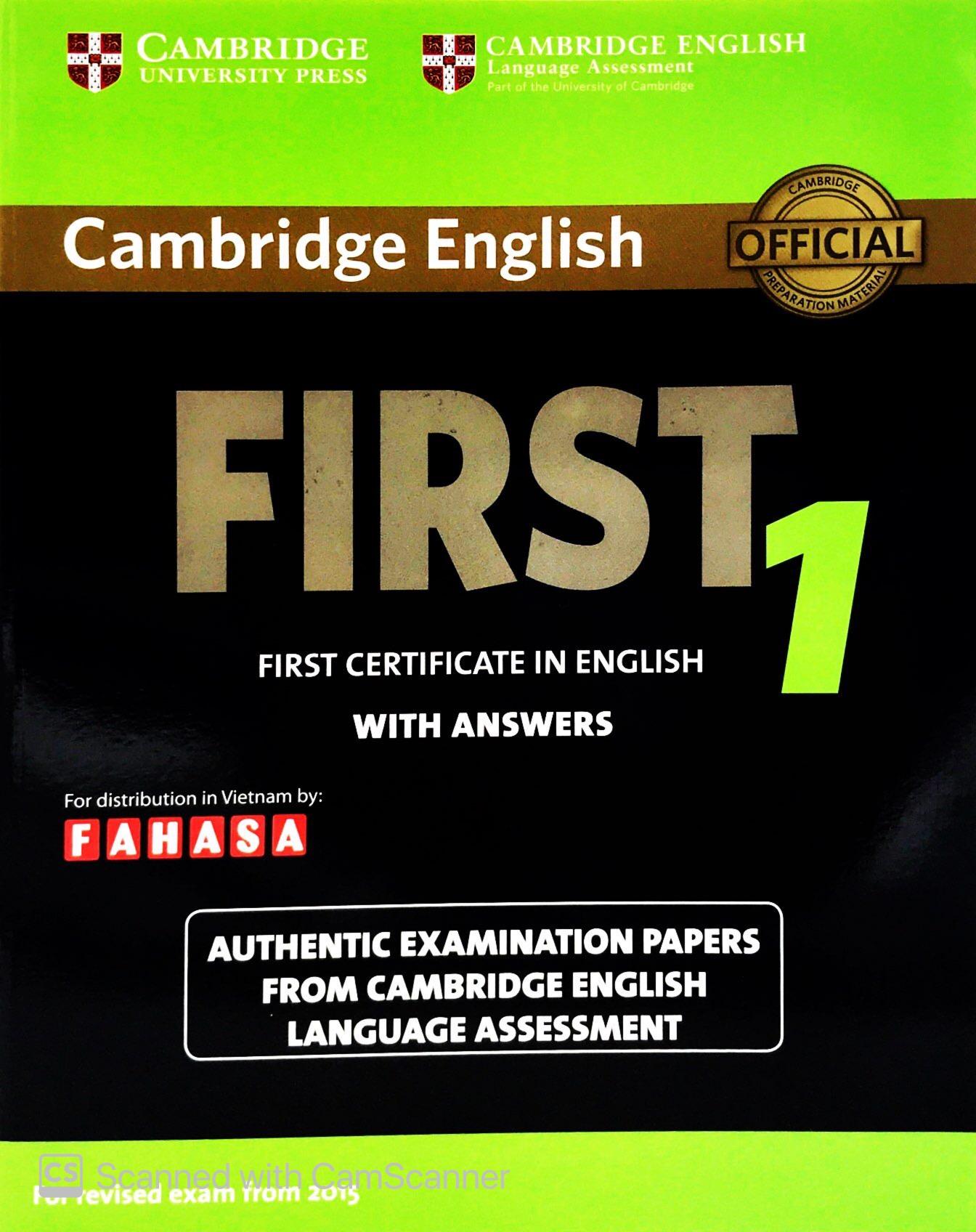 Cam English First 1 for Revísed Exam fro