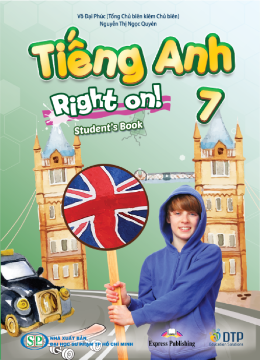Tiếng Anh 7 Right On! trọn bộ (Sách bài học, Sách bài tập, Vở ghi chép)