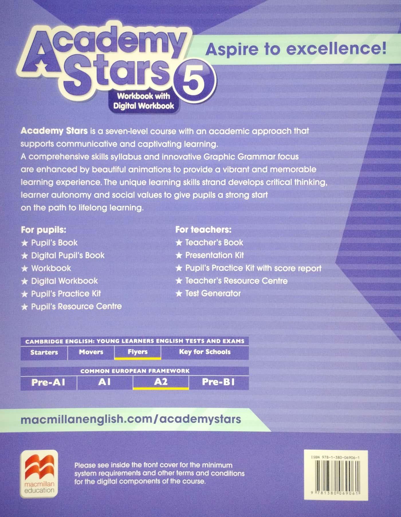 Academy Stars Level 5 Workbook & Digital Workbook