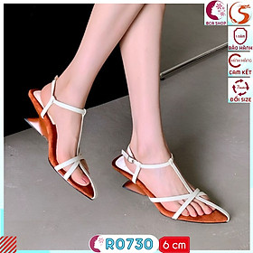 [Đi Làm + Tiệc] Trẻ Trung - Phong Cách - Thời Trang Với Giày Nữ RO730 Đế Xuồng Cao 6 cm Của ROSATA