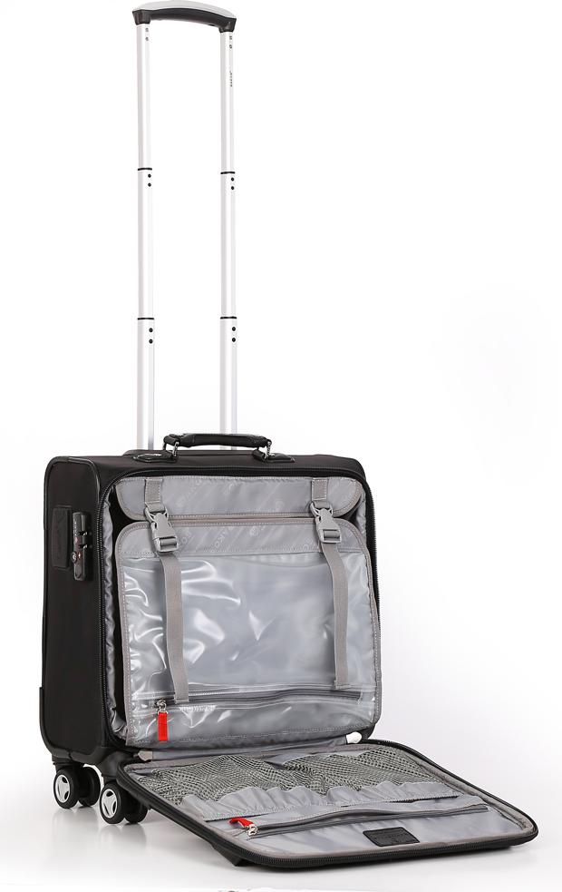 Vali Kéo Vải Doanh Nhân SAKOS ATLAS - Size 18inch/ Xách Tay (Cabin) - Khóa TSA - Chống Thấm, Trượt Nước