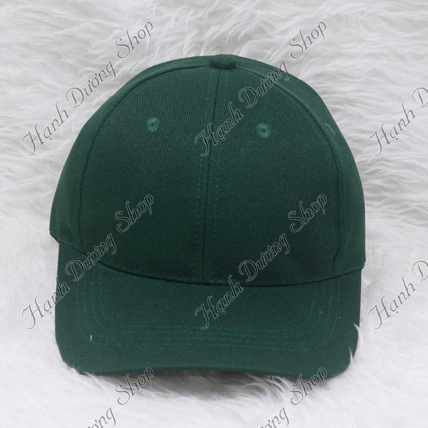 Nón kết trơn không thêu họa tiết, chất liệu vải cotton pha polyester giúp giữ phom nón, freesize - Hạnh Dương