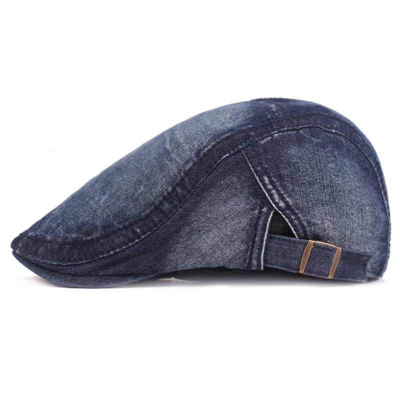 Nón beret nam nữ jean mũ nồi lưỡi trai nón mỏ vịt dona23062901