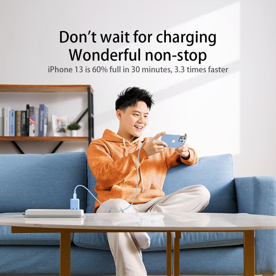 Ugreen UG90450US532TK 1M màu hồng Cáp sạc - truyền dữ liệu USB-C có chip dành cho apple MFi - HÀNG CHÍNH HÃNG