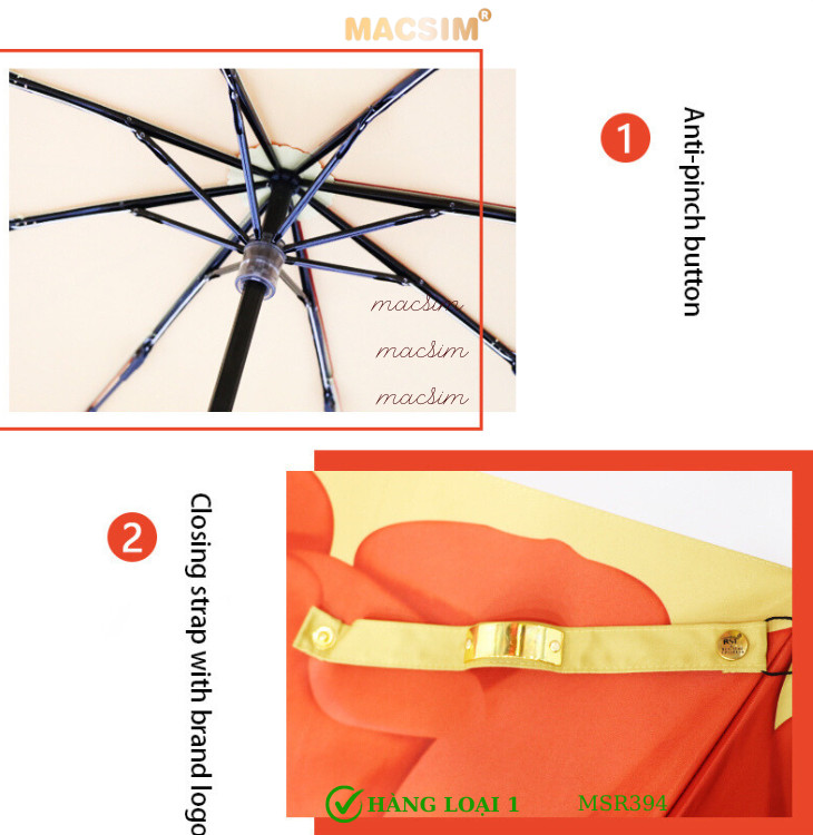 Ô Dù cao cấp Nhãn hiệu Macsim RST Mã R-394