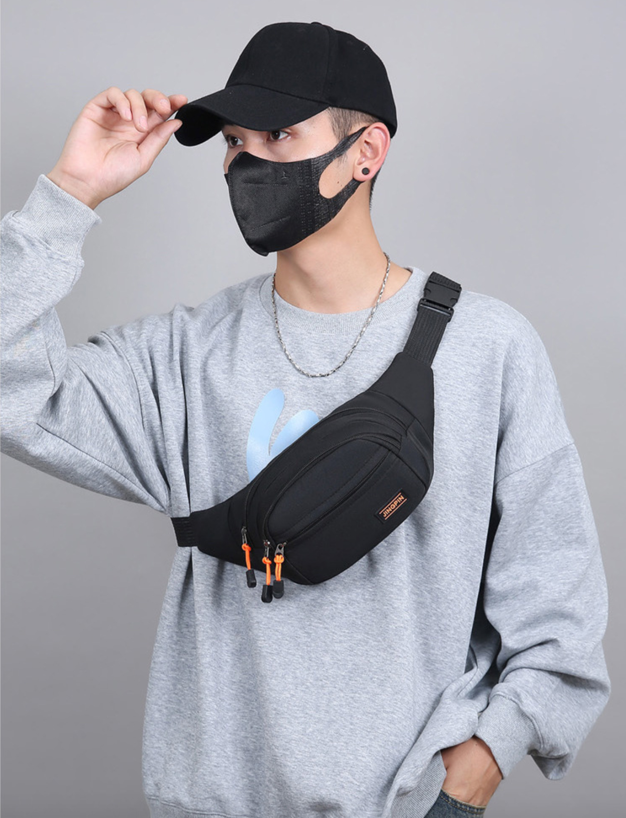 Túi đeo chéo mini, túi đi bộ chạy bộ, túi đeo hông, túi đeo ngực, túi bao tử, balo mini nam nữ nhỏ gọn chống nước