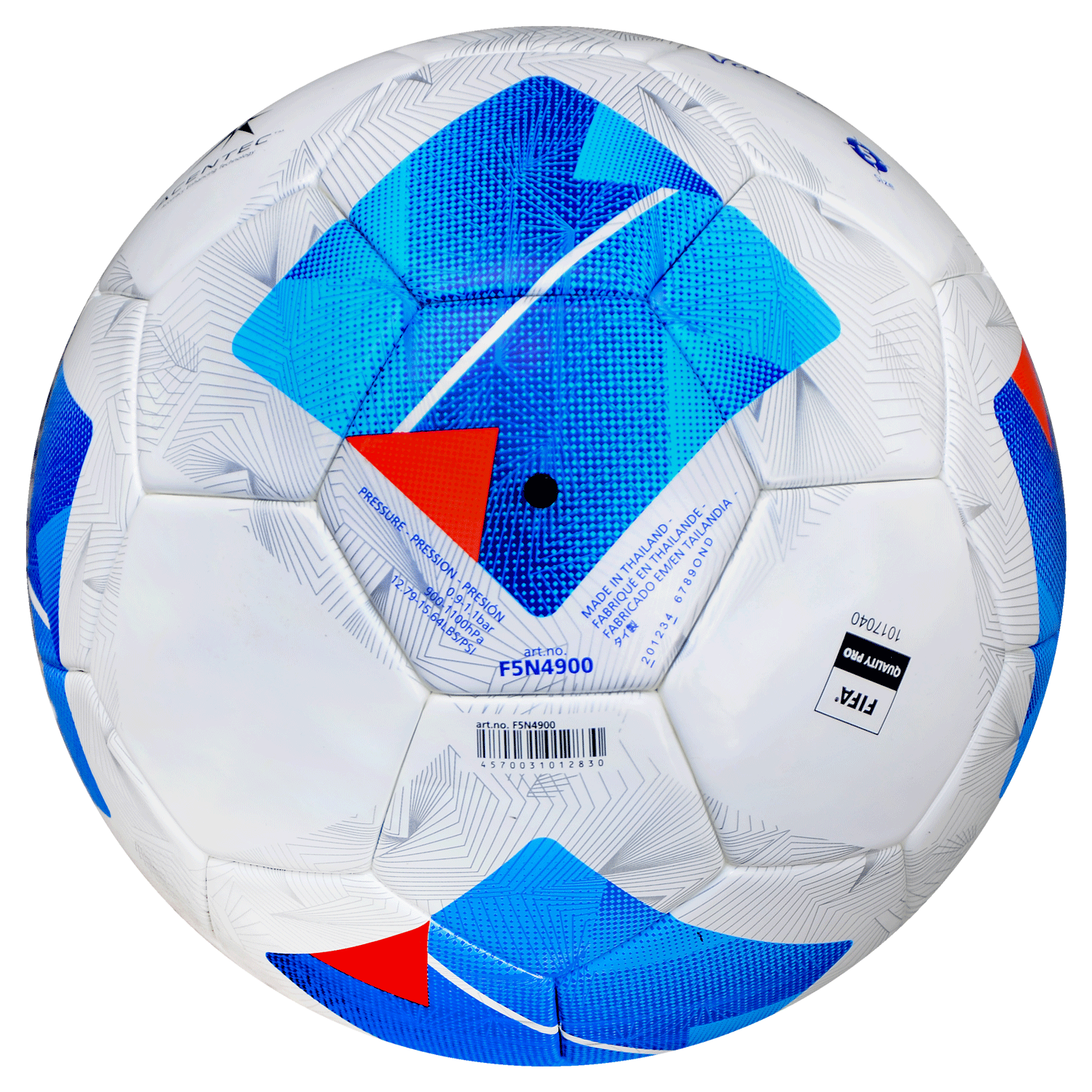 Bóng đá số 5 Molten F5N4900 - Tiêu chuẩn FIFA Quality Pro - Chính hãng