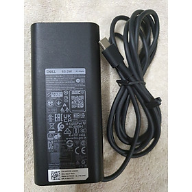 Adapter Sạc laptop Dell 65w Type C (20v-3,25A) dùng cho laptop Dell cổng type C - Hàng chính hãng