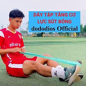 Bộ 5 Dây kháng lực bóng đá tập lực sút dododios tập lực sút cổ chân, cơ chân, đùi mông