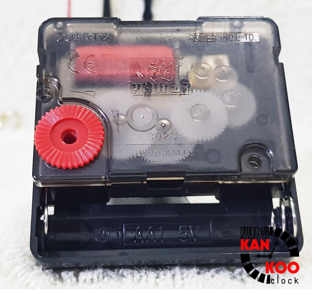 Máy đồng hồ treo tường kim trôi XỊN hiệu Power trục đồng dài 9mm bảo hành 3 năm