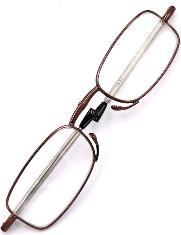 Kính lão gọng xếp 868 màu nâu tròng lão từ 1 độ đến 4 độ