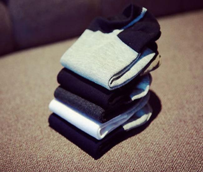 Combo 5 đôi tất vớ nam cổ thấp Casual
