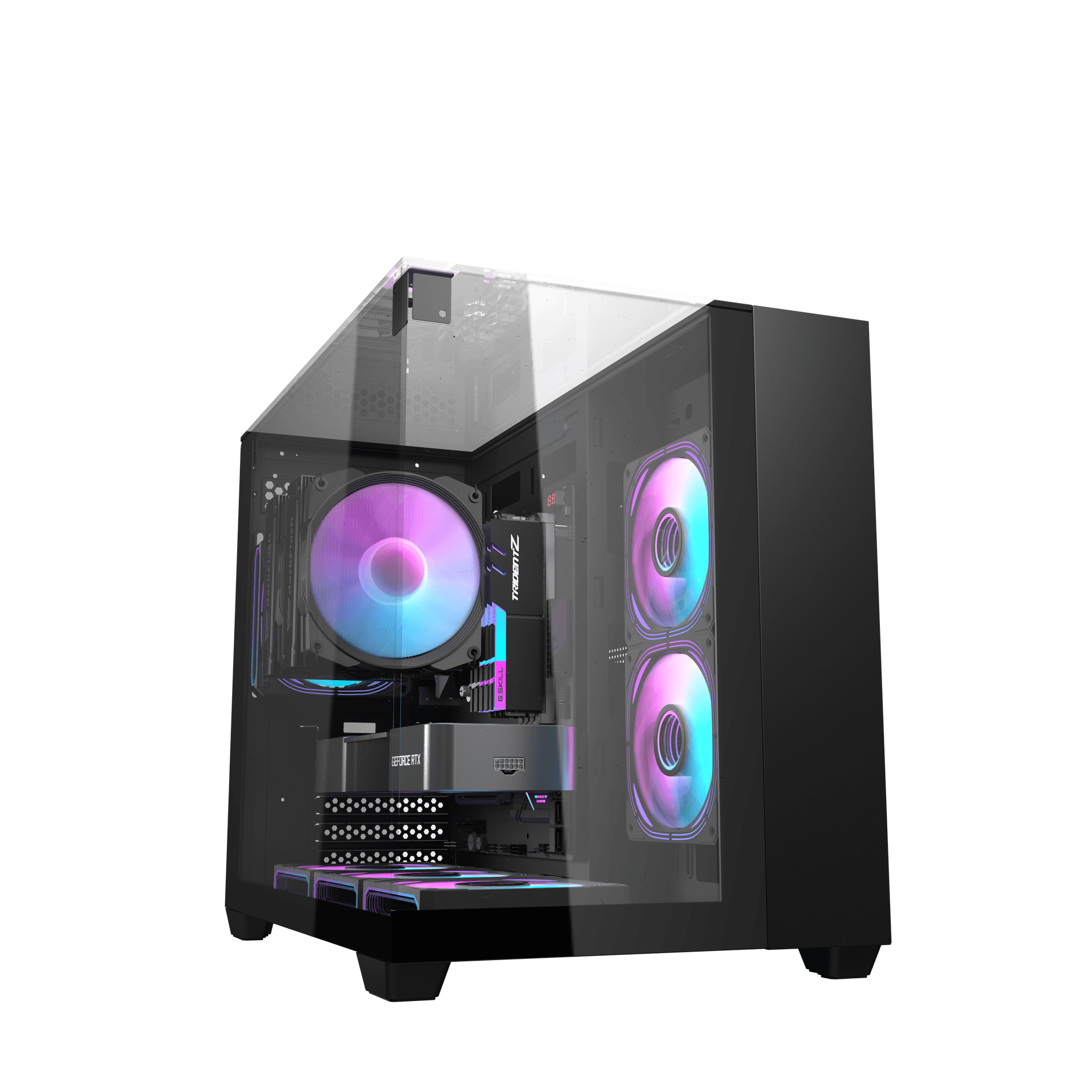 VỎ CASE MÁY TÍNH DARKFLASH TH285M (Full M-ATX) - Hàng chính hãng