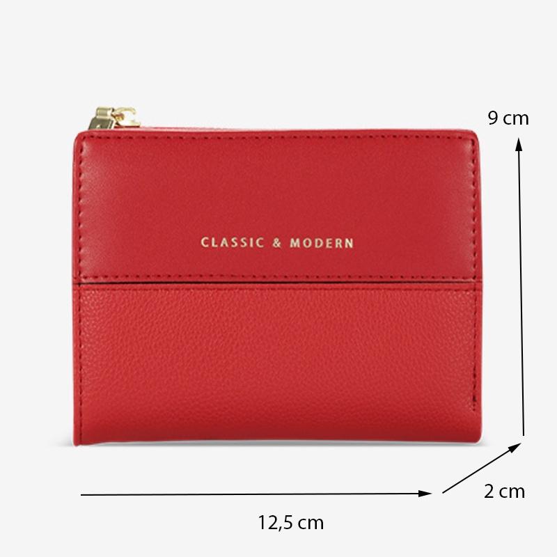 Ví Nữ Ngắn Mini Cầm Tay Chính Hãng TAILIAN Gấp 2 Nhỏ Gọn Da Cao Cấp Cực Đẹp Giá Rẻ TL09 - Micocah Mall