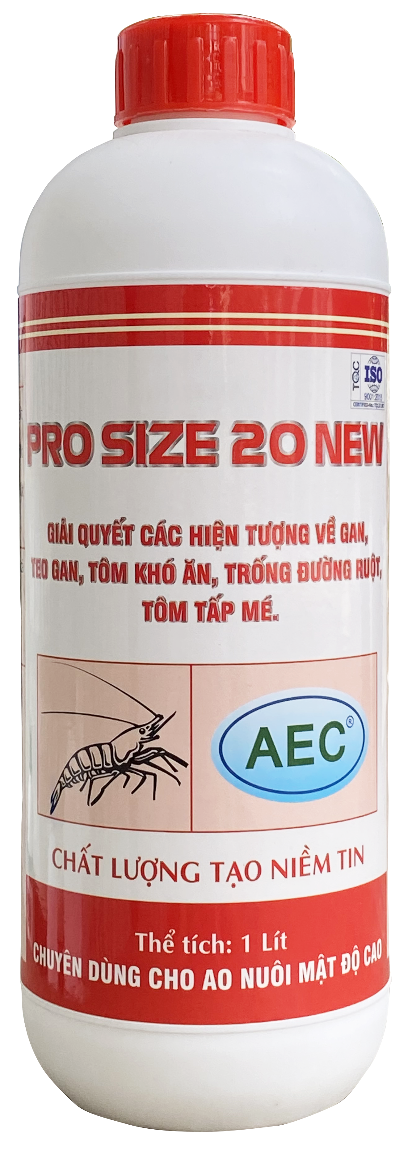 Pro Size 20 New - Hỗ trợ điều trị tôm bỏ ăn, trống đường ruột, tôm tấp mé