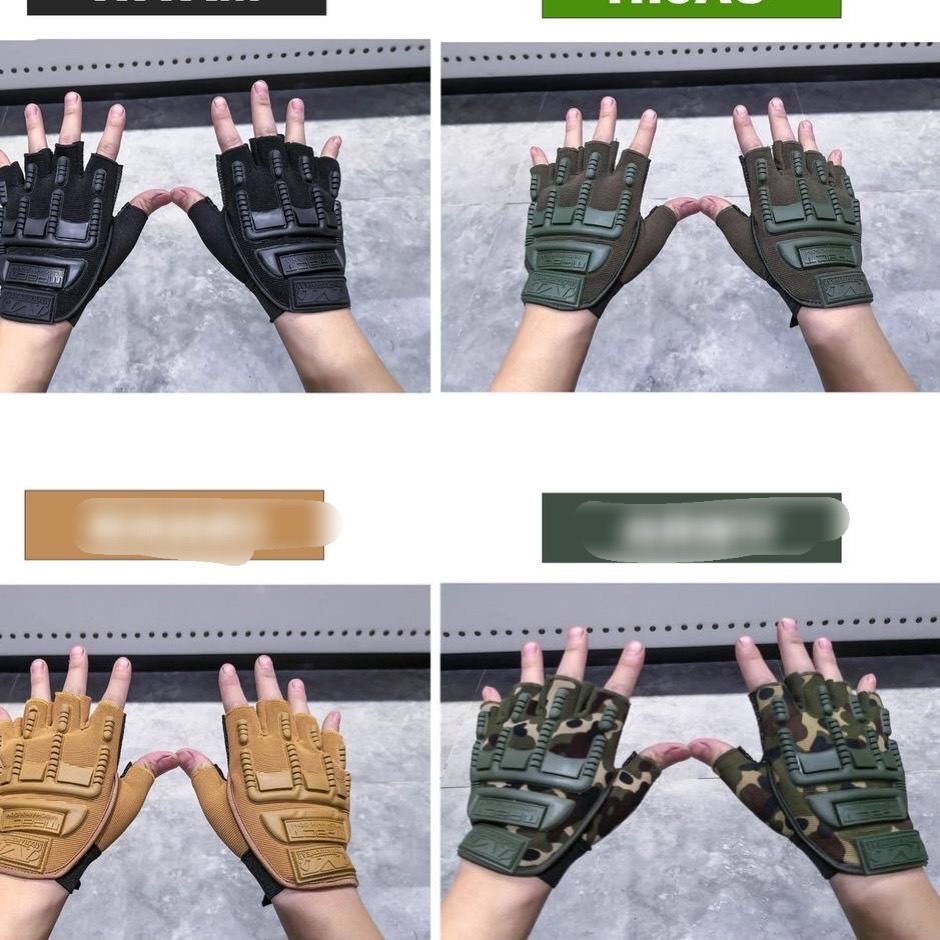 Găng tay hở ngón thể thao , cho nam và nữ , họa tiết rằn ri , lớp cao su ở mu bàn tay bảo vệ đôi tay của bạn , chống trượt rất hợp đi xe , thể thao , dã ngoại , đi phượt