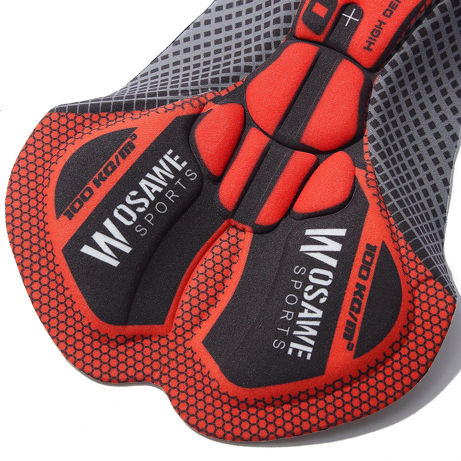 Wosawe Cycling Shorts 5D Gel Pad Cushion Breathable Road MTB Bike Bicycle Riding Cycling Underwear Pants Cushion