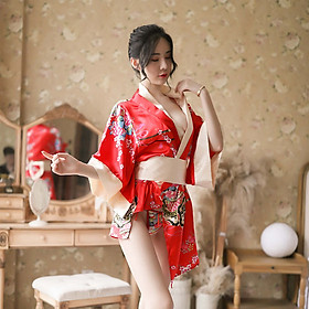 Váy ngủ cosplay lụa phong cách nhật cao cấp Q41 - Đầm ngủ nữ cosplay sexy gợi cảm - Đồ ngủ cosplay - Đồ ngủ nữ mạc nhà