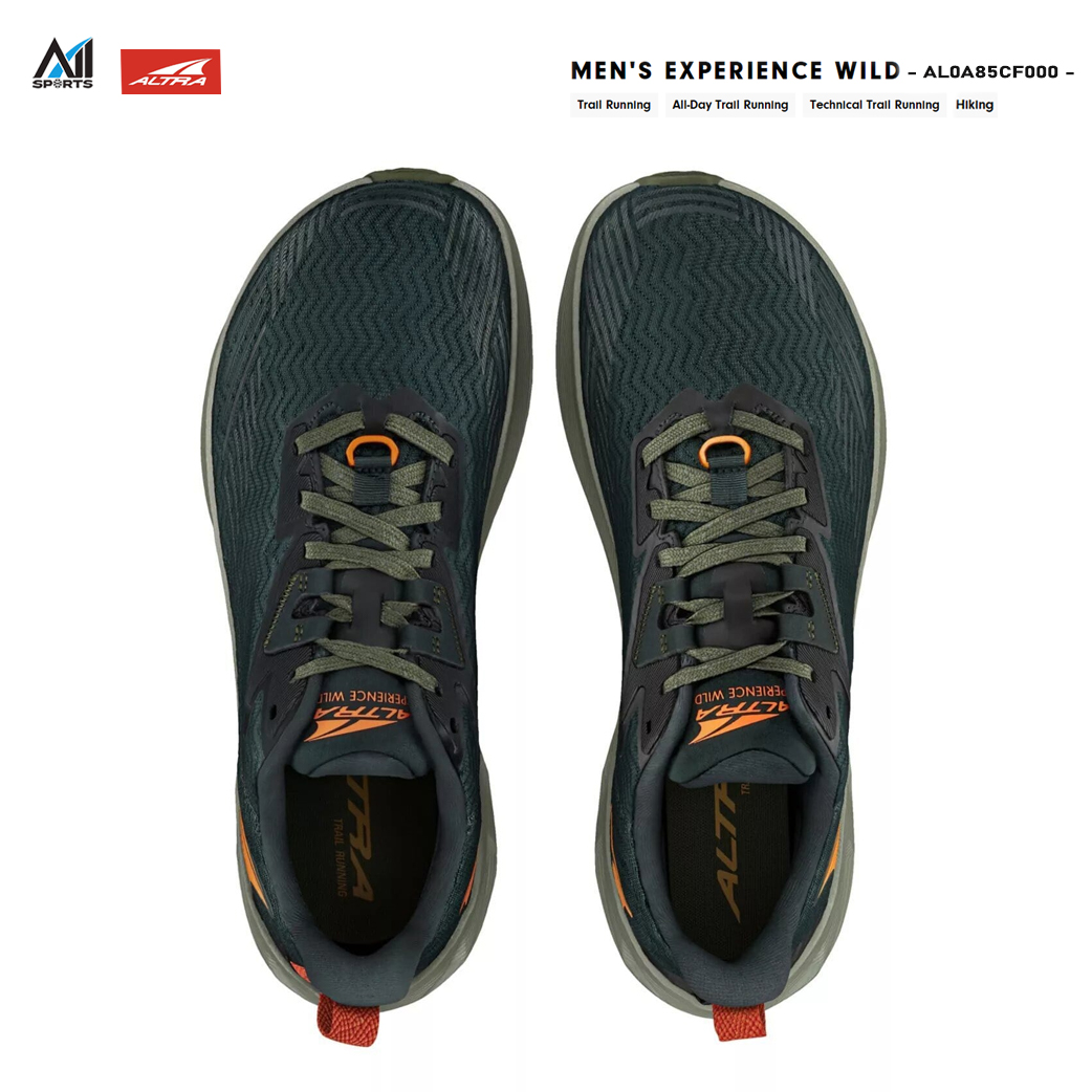 GIÀY CHẠY BỘ ĐỊA HÌNH nam ALTRA EXPERIENCE WILD M BLACK - AL0A82CF000