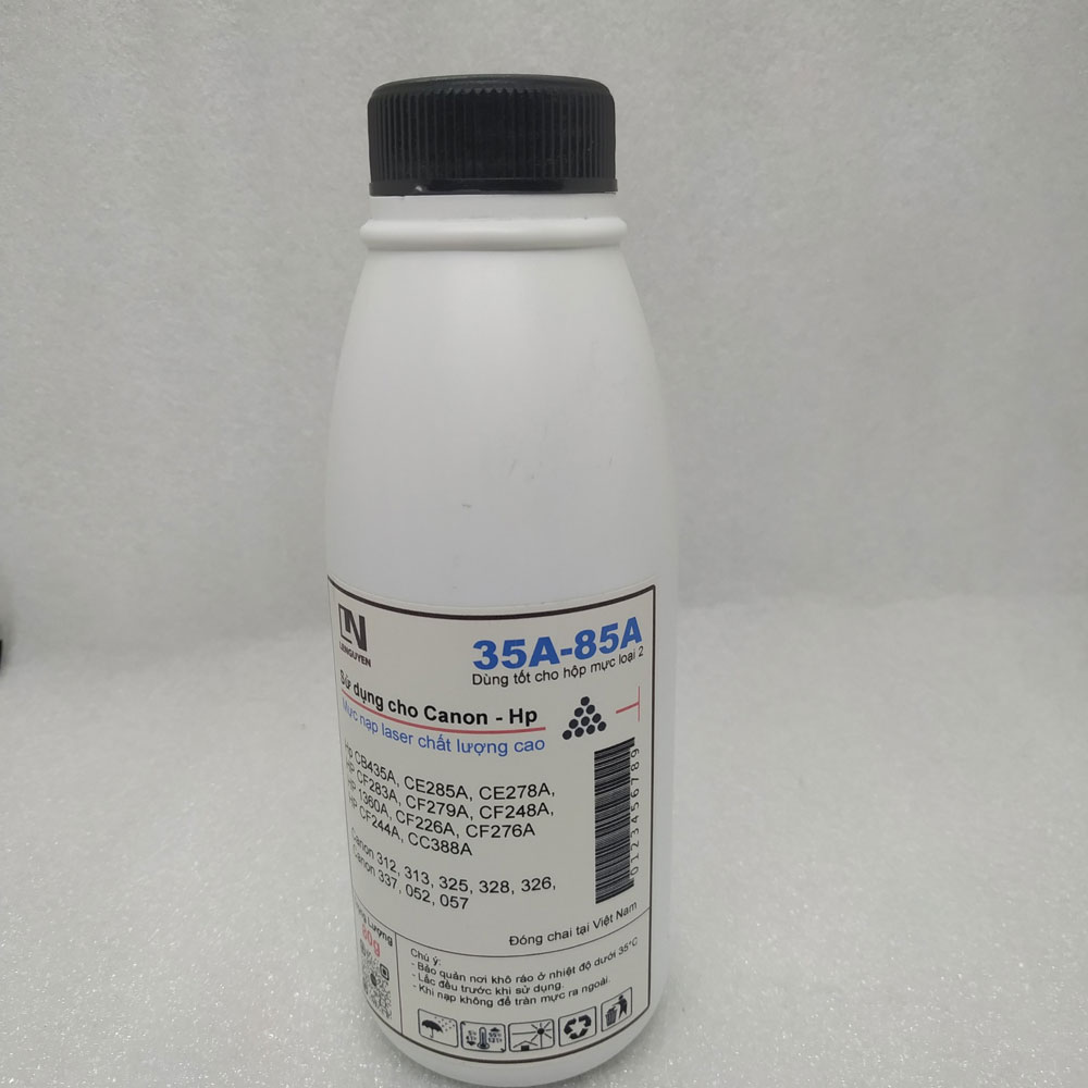 Mực nạp LN 85A 35A Cho máy in Canon 6030, 6230, 3050. HP P1102, P1006, M12A, M15A, M28A - hàng chính hãng