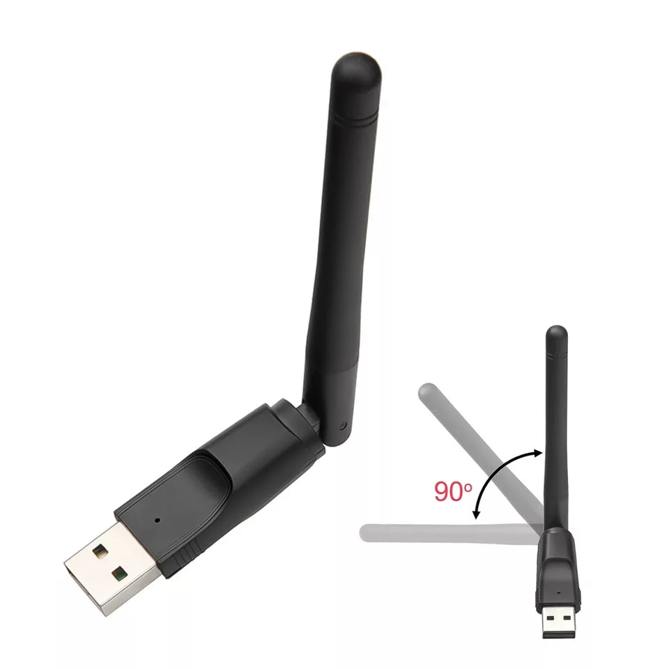 USB Thu Wifi Chuẩn N Tốc Độ Cao 150Mbps Tăng Khả Phạm Vi Thu Phát Sóng Wifi Cho Máy Tính Xách Tay, Máy Tính Để Bàn, Thiết Bị Thu Nhận Ngoại Vi - Hàng nhập khẩu