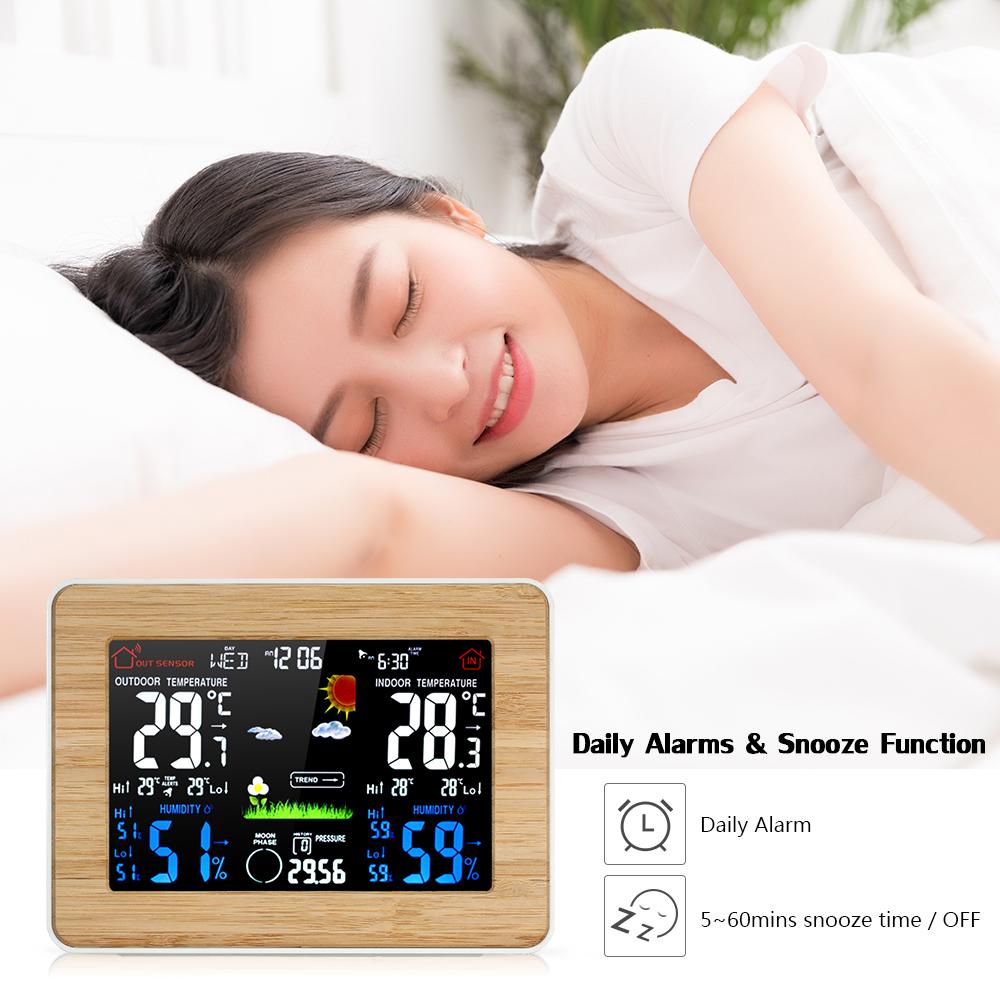 Trạm thời tiết không dây màng hình LCD