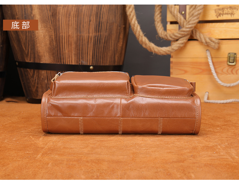 Túi đeo chéo nam DA BÒ THẬT phong cách mới - BEE GEE DCN9296