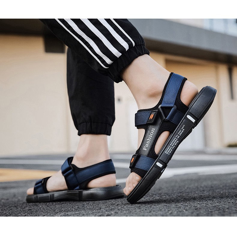 Dép Sandal Nam,Giày Quai Hậu Học Sinh 2 Quai Mã DP22