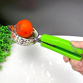 KẸP KỀM GẮP LÒ VI SÓNG - INOX & CÁN NHỰA Chắc chắn. Dụng cụ nhà bếp ĐA NĂNG gắp TÔ CHÉN DĨA nấu nóng, ĐỒ NƯỚNG trên bếp,