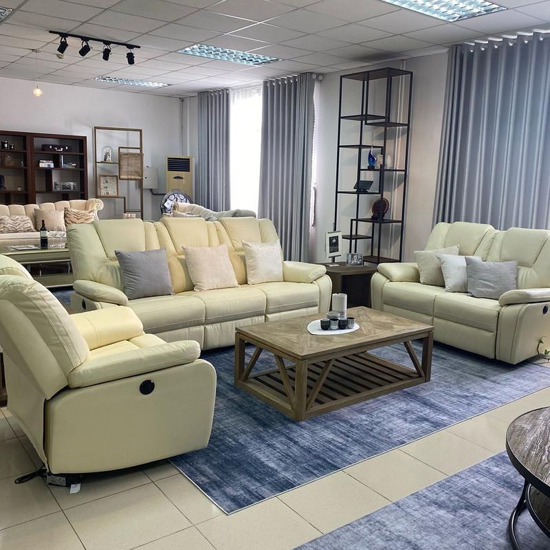 Ghế sofa đôi ngã lưng thư giãn sang trọng SMLIFE Jonathan 2C | D157 x R96 x C99cm | nâng hạ lưng ghế