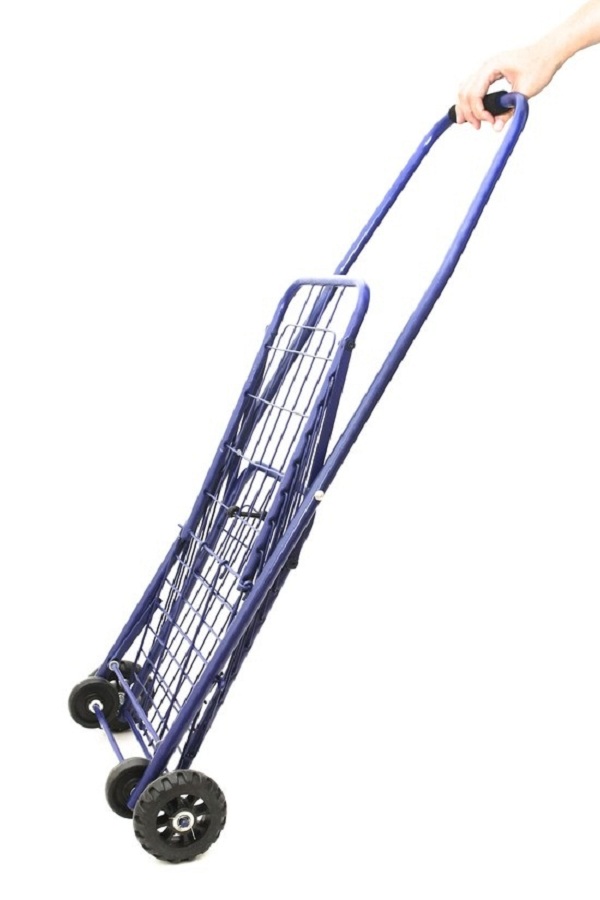Xe kéo đi chợ đa năng cỡ trung cao 80cm màu ngẫu nhiên