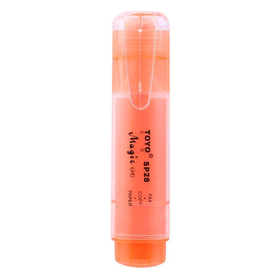 Vỉ 3 Cây Viết Dạ Quang Toyo - Cam