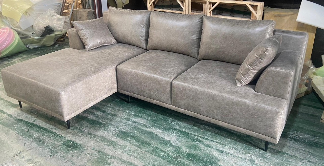 Sofa da góc L Buffalo Juno Sofa kích thước 2m6 x 1m6