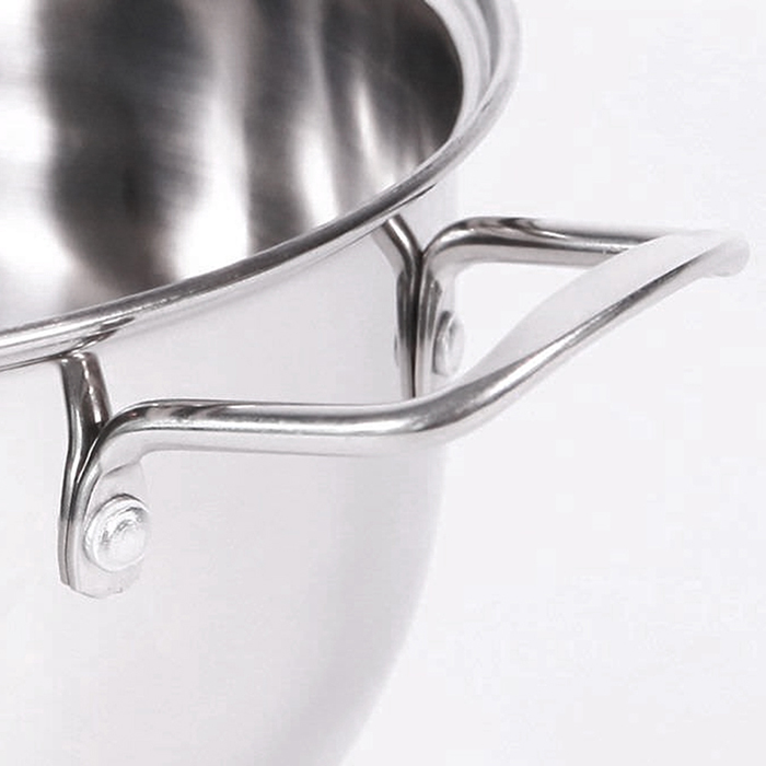 Bộ Nồi Inox 3 Đáy Sunhouse SH335(16cm, 20cm, 24cm ) - Dùng trên mọi loại bếp - Hàng chính hãng