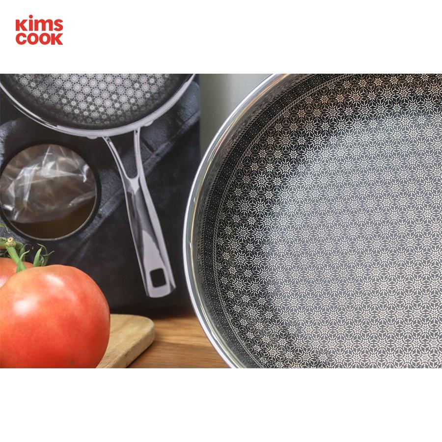 Chảo chống dính 2 mặt hoa tuyết bếp từ cào không xước Kims Cook Noon Song Hàn Quốc - 20cm/22cm/24cm/26cm/28cm/30cm/32cm