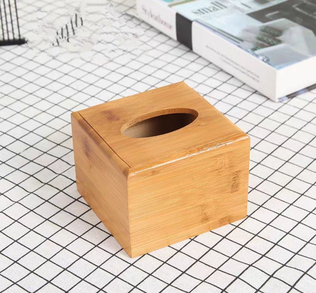 Hộp đựng giấy ăn tre trúc tự nhiên