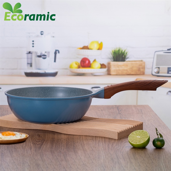 Chảo Vân Đá Chống Dính Đáy Từ Sâu Lòng ECORAMIC Hàn Quốc